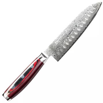 Yaxell Super Gou Santoku Mes met Kuiltjes 16,5 cm – 161 L., Ophalen of Verzenden, Nieuw, Overige materialen