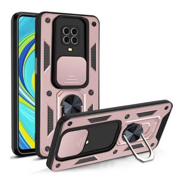 Xiaomi Redmi Note 10 (4G) - Armor Hoesje met Kickstand en, Verzenden, Nieuw