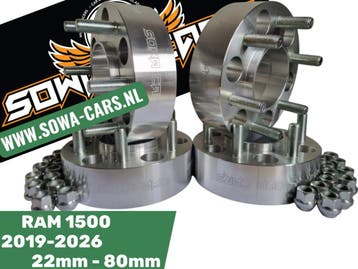 Spoorverbreders Spacers Dodge RAM 1500 6x139,7 77,8 25mm, Auto diversen, Tuning en Styling, Verzenden