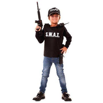 SWAT vest jongen, Verzenden, Nieuw, Feestartikel