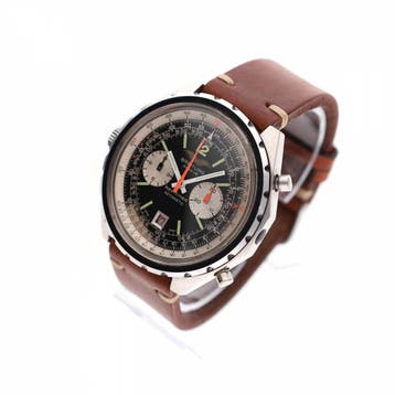 Breitling Navitimer 1806 Iraqi Air Force; Vintage Heren..., Ophalen of Verzenden, Gebruikt, Leer, Overige merken