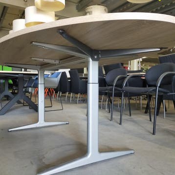Ahrend Mehes ovale tafel met NIEUW blad - 240x120 cm, Ophalen of Verzenden, Nieuw in verpakking
