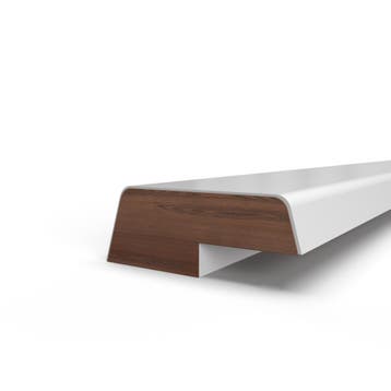 Opdek Glaslat 15x33 mm sponning 7x16mm-1500 mm, Ophalen of Verzenden, Nieuw
