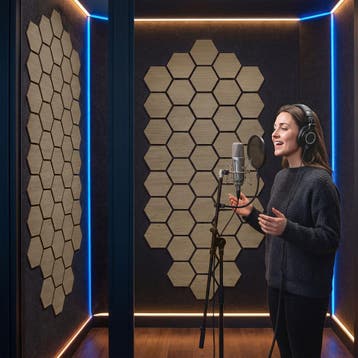 Akoestische panelen Sonic Shield houtlook - donker eiken, Verzenden, Nieuw