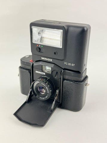 Minox 35 EL with Flash FC 35 ST Analoge camera, Audio, Tv en Foto, Fotocamera's Analoog, Nieuw