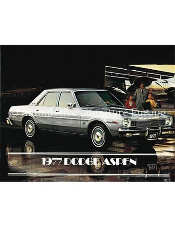1977 DODGE ASPEN BROCHURE ENGELS, Nieuw, Author