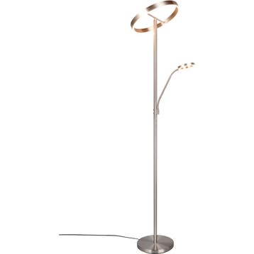 Vloerlamp - Dimbaar - 1-lichts - Chroom, 100 tot 150 cm, Nieuw, Overige fittingen, Ophalen of Verzenden