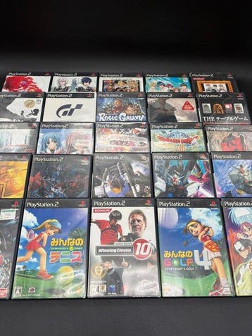 Sony - Playstation 2 (PS2) - 25 Japanese PS2 Games -, Spelcomputers en Games, Nieuw