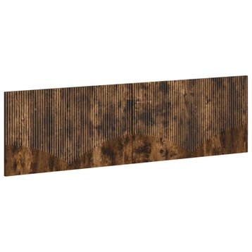 vidaXL Wandgemonteerd Hoofdeinde HOORN Gerookt eiken Bewerkt, Verzenden, Nieuw, Bruin, Hout