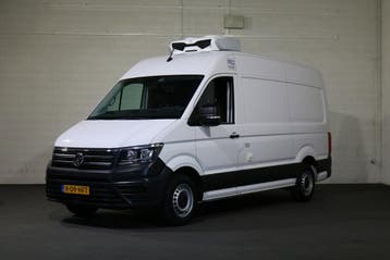 Volkswagen Crafter 2.0 TDI L3 H3 Koelwagen Vrieswagen -20 Gr, Stof, Gebruikt, Volkswagen, Wit