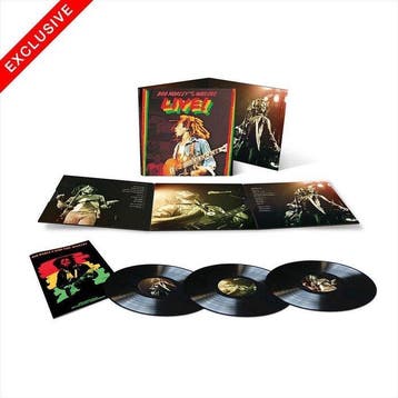 Bob Marley & the Wailers - Live! - Deluxe edition - 3 x LP, Cd's en Dvd's, Nieuw in verpakking