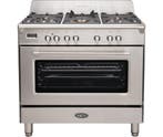 Boretti CFBG901IX gas fornuis met 5 branders, rvs1999, Ophalen of Verzenden, Nieuw, Energieklasse A of zuiniger