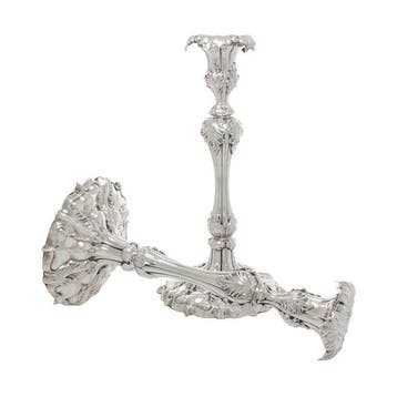 Elkington & Co Ltd, Birmingham - Kaarsenhouder (2) - .925, Antiek en Kunst