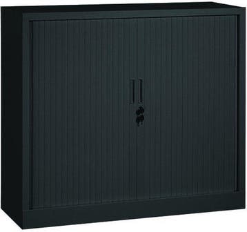 Half hoge roldeurkast zwart STOR 120x43x105, Ophalen of Verzenden, Nieuw