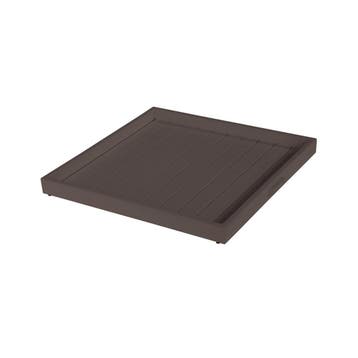 Garden Impressions James open dienblad 60x60xH5cm donker, Huis en Inrichting, Woonaccessoires | Dienbladen, Verzenden, Nieuw