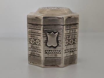 J. Niekerk - Lodereindoosje - .835 zilver