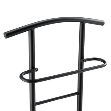Dressboy kledingrek stoel 107x45x45 cm walnootkleurig, Verzenden, Nieuw