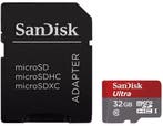 SanDisk Ultra Micro SDHC 32GB - UHS1 &amp; A1 - met adapter, Ophalen of Verzenden, Nieuw, Sandisk