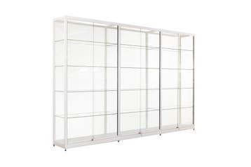 *TIP*  Witte Vitrinekast 300 x 200 x 40 cm, Ophalen of Verzenden, Nieuw in verpakking