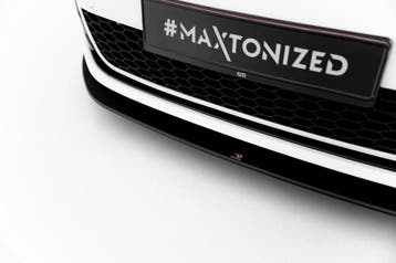 Maxton Street Pro Front Splitter VW Golf 7 GTI - Zwart, Verzenden