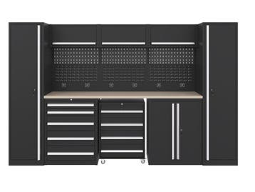 Gereedschapswand 2x enkele kast hoog (16 delig) (Werktuigen), Ophalen of Verzenden