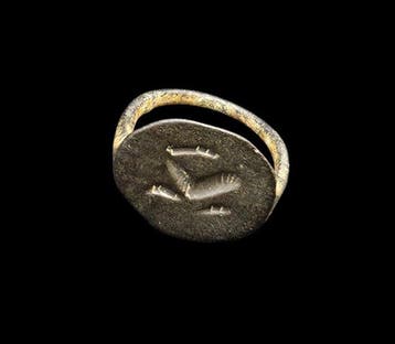 Middeleeuws Brons ring - 15 mm (Zonder minimumprijs), Antiek en Kunst