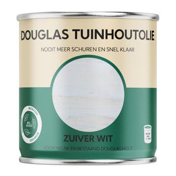Douglas Tuinhout Olie - Zuiver Wit-750ml, Minder dan 5 liter, Verzenden, Nieuw, Wit