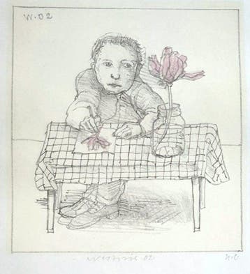 Co Westerik (1924-2018) - Kunstenaar met bloemenvaas