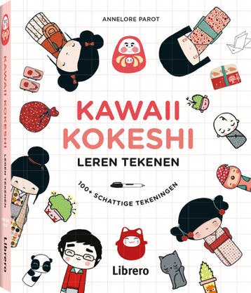 Kawaii kokeshi leren tekenen - Annelore Parot 9789072267009, Verzenden, Zo goed als nieuw, Annelore Parot