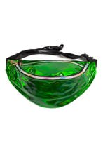 Grote Heuptas Groen Tas Tasje Heuptasje Metallic Glitter Fan, Sieraden, Tassen en Uiterlijk, Tassen | Damestassen, Ophalen of Verzenden