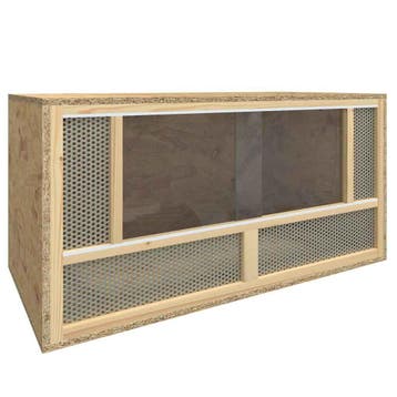 vidaXL Terrarium 80x40x40 cm bewerkt hout, Verzenden, Nieuw