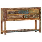vidaXL Dressoir 120x30x75 cm massief gerecycled hout, 100 tot 150 cm, Verzenden, Nieuw, 25 tot 50 cm