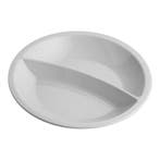 Bord porselein rond 2 vakken  Ø25,5x4,3(h)cm Thermo Future, Verzenden, Nieuw in verpakking