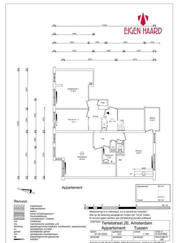 Woningruil - Terletstraat 20 - 3 kamers en Amsterdam, Amsterdam