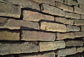 Oude gebakken waalformaten Bergh (op pallets), Ophalen of Verzenden, Gebruikt, Keramiek, Klinkers