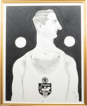 Clemens Rameckers en Arnold van Geuns ‘Ravage’, 2 portretten