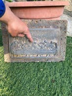 sculptuur, Ultima cena calcarea - 25 cm - betreden, Antiek en Kunst