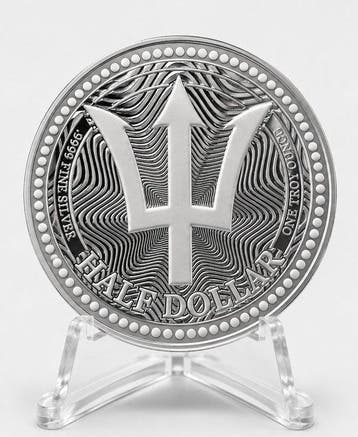 Barbados. 1 Dollar 2025 – Trident – 1 oz Silver coin – Ag
