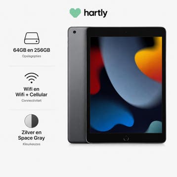Apple iPad 10.2 (2021) • 9e Gen • Refurbished • 24M Garantie, Computers en Software, Ophalen of Verzenden, Refurbished, 10 inch