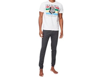 Heren pyjama - Katoen - Harry Potter - Wit/Antraciet, Verzenden, Nieuw