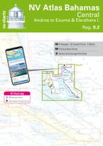 NV Charts Bahamas Centraal - 9.2 - Andros naar Exuma &amp;, Ophalen of Verzenden, Nieuw