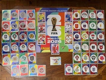 2026 Panini World Cup Stickers Foil Complete set - Excellent, Nieuw