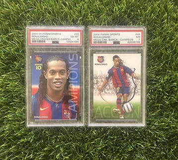 2004/05 Panini Megacracks Barça Campió Ronaldinho - PSA 7 -, Nieuw