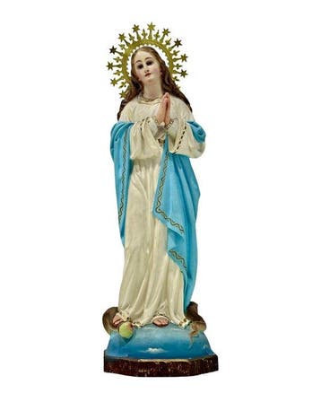 Olot - sculptuur, Purísima Concepción - 61 cm - Verguld