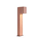 Modern buiten paaltje terracotta 65cm IP44 - Pompei, Verzenden, Nieuw