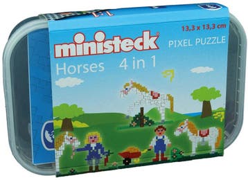 Feuchtmann - 32579 - ministeck 4in1 Paarden, Verzenden, Nieuw, Knutselen