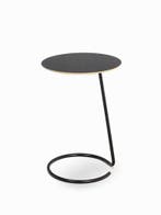 Orangebox Lapwing-H tafel, zwart gebeitst eiken, Ø48cm, Overige plaatsen, Ophalen of Verzenden, Gebruikt, Tafel