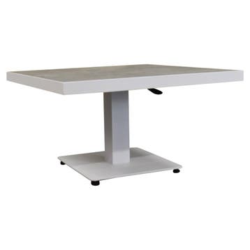 San Sebastian lounge dining tuintafel 90x90xH46-H71 cm in, Tuin en Terras, Tuintafels, Ophalen of Verzenden, Nieuw