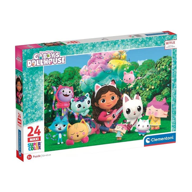 Gabbys Poppenhuis Clementoni Puzzel Maxi 24 stukjes, Kleding | Dames, Carnavalskleding en Feestkleding, Nieuw, Ophalen of Verzenden