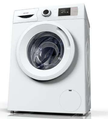 Koenic Kwf71419n - Wasmachine - 7 kg - 1400 tpm, Ophalen of Verzenden, Zo goed als nieuw, Voorlader, 85 tot 90 cm